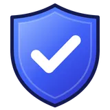 The Kenveil Shield icon: a blue shield with a white check